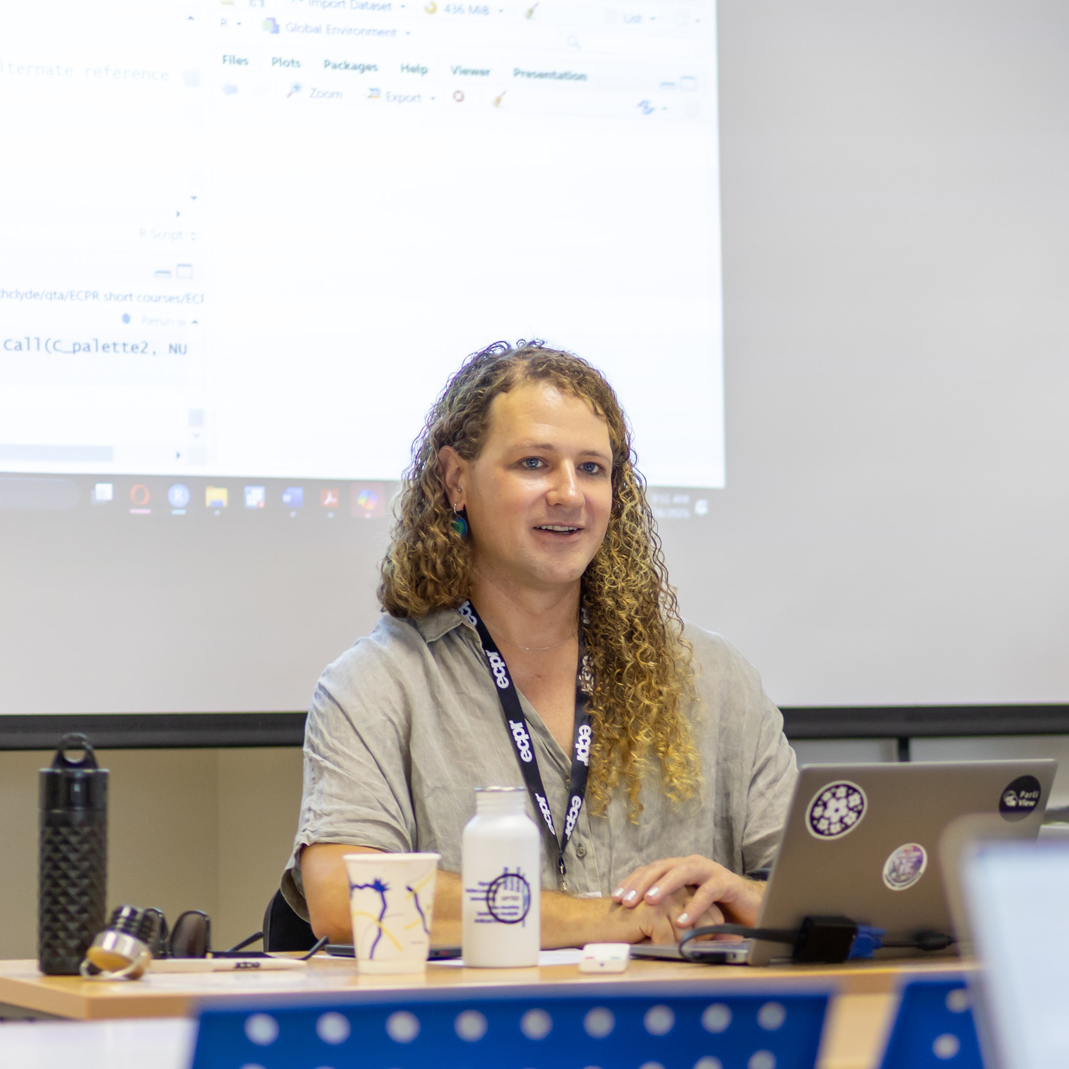 Zoe Greene, course instructor for Quantitative Text Analysis and Machine Learning using R at ECPR's Research Methods and Techniques
